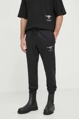 Zdjęcie produktu G-Star Raw spodnie dresowe kolor czarny z nadrukiem