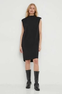 Zdjęcie produktu G-Star Raw sukienka bawełniana kolor czarny mini prosta