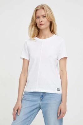 Zdjęcie produktu G-Star Raw t-shirt bawełniany damski kolor biały