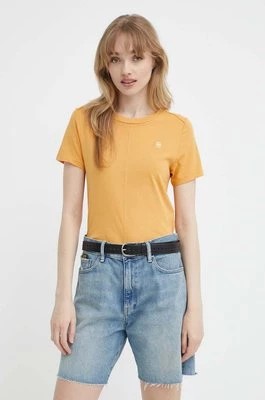 Zdjęcie produktu G-Star Raw t-shirt bawełniany damski kolor brązowy
