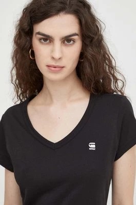 Zdjęcie produktu G-Star Raw t-shirt bawełniany kolor czarny