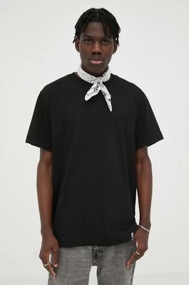 Zdjęcie produktu G-Star Raw t-shirt bawełniany kolor czarny gładki