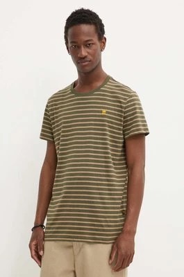 Zdjęcie produktu G-Star Raw t-shirt bawełniany męski kolor zielony wzorzysty D24941-C339