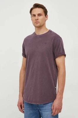 Zdjęcie produktu G-Star Raw t-shirt bawełniany x Sofi Tukker męski kolor fioletowy gładki