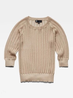Zdjęcie produktu G-Star Sweter w kolorze beżowym rozmiar: L