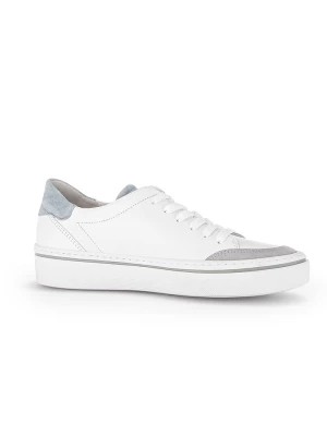 Zdjęcie produktu Gabor Skórzane sneakersy w kolorze biało-niebieskim rozmiar: 37
