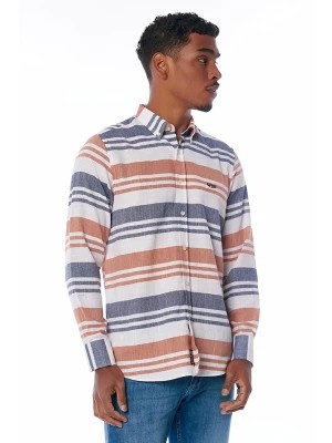 Zdjęcie produktu Galvanni Koszula - Regular fit - w kolorze pomarańczowo-biało-niebieskim rozmiar: 3XL