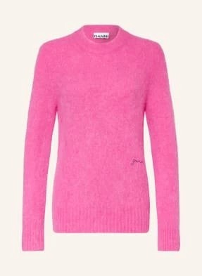 Zdjęcie produktu Ganni Sweter Z Dodatkiem Alpaki pink