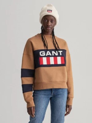 Zdjęcie produktu GANT damska bluza z okrągłym dekoltem logo w stylu retro