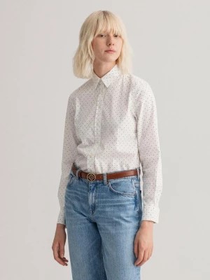 Zdjęcie produktu GANT damska koszula z sukna z motywem Polka Dot Regular Fit Tech Prep:trade_mark: