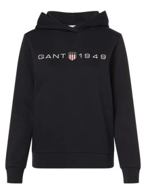 Zdjęcie produktu Gant Damski sweter z kapturem Kobiety Bawełna niebieski nadruk,