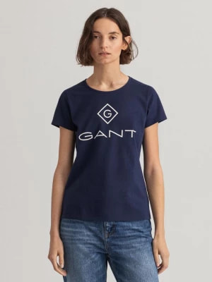 Zdjęcie produktu GANT damski T-shirt Lock Up z krótkim rękawem