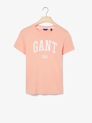 Zdjęcie produktu GANT Damski t-shirt z krótkim rękawem i logo