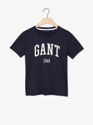 Zdjęcie produktu GANT Damski t-shirt z krótkim rękawem i logo
