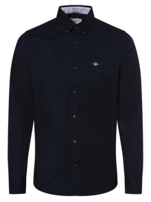 Zdjęcie produktu Gant Koszula męska Mężczyźni Slim Fit Bawełna niebieski jednolity,