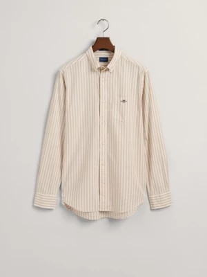 Zdjęcie produktu GANT koszula z lnu i bawełny w paski Regular Fit