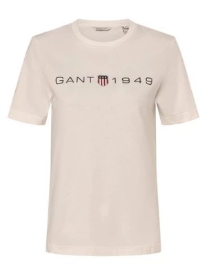Zdjęcie produktu Gant Koszulka damska Kobiety Bawełna biały jednolity,