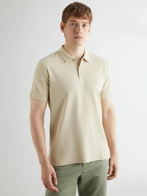 Zdjęcie produktu GANT koszulka polo z piki o waflowej fakturze
