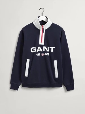 Zdjęcie produktu GANT męska bluza rozpinana do połowy z logo Retro