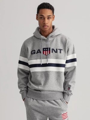 Zdjęcie produktu GANT męska bluza z kapturem Relaxed Fit z motywem Retro Shield