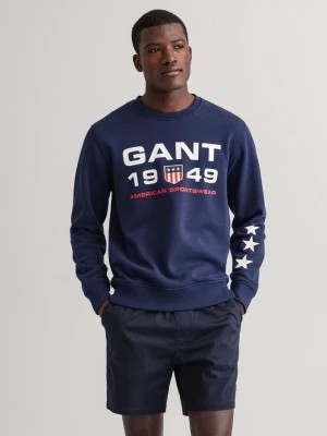 Zdjęcie produktu GANT męska bluza z okrągłym dekoltem z motywem Retro Shield