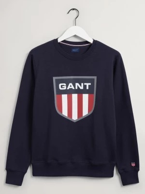 Zdjęcie produktu GANT męska bluza z okrągłym dekoltem z motywem Retro Shield