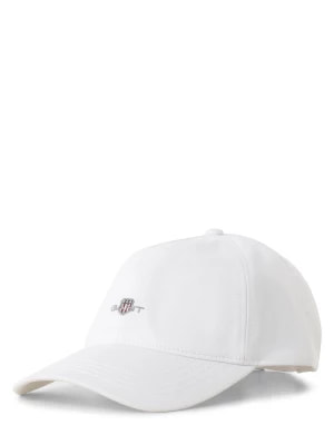 Zdjęcie produktu Gant Męska czapka z daszkiem Mężczyźni Bawełna biały jednolity, S/M