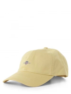Zdjęcie produktu Gant Męska czapka z daszkiem Mężczyźni Bawełna żółty jednolity, L/XL