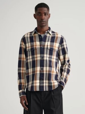 Zdjęcie produktu GANT męska koszula wierzchnia w kratę z grubego diagonalu