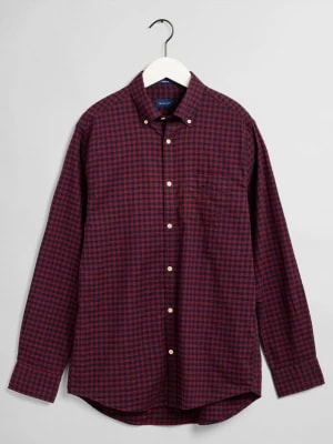 Zdjęcie produktu GANT męska koszula z diagonalu Regular Fit w kratę Buffalo Winter