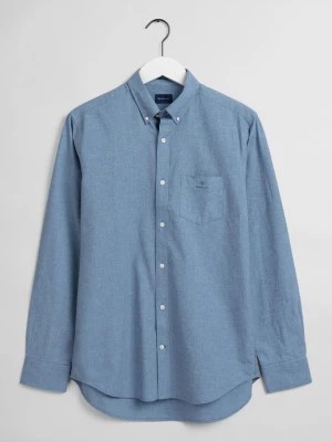 Zdjęcie produktu GANT męska koszula z lnu bawełnianego w drobne paski Regular Fit