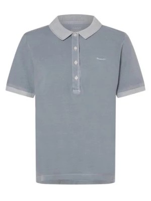 Zdjęcie produktu Gant Męska koszulka polo Mężczyźni Bawełna niebieski jednolity,