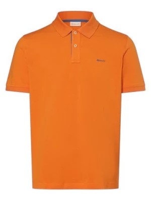 Zdjęcie produktu Gant Męska koszulka polo Mężczyźni Bawełna pomarańczowy jednolity,