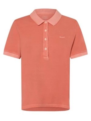 Zdjęcie produktu Gant Męska koszulka polo Mężczyźni Bawełna pomarańczowy|wyrazisty róż jednolity,