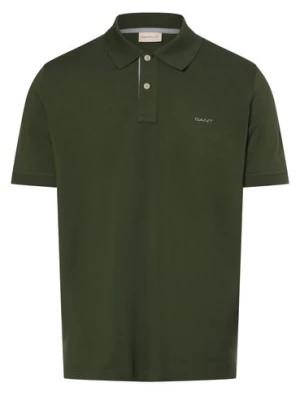 Zdjęcie produktu Gant Męska koszulka polo Mężczyźni Bawełna zielony jednolity,