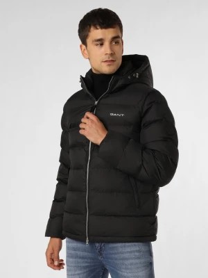 Zdjęcie produktu Gant Męska kurtka pikowana Mężczyźni Sztuczne włókno czarny jednolity,