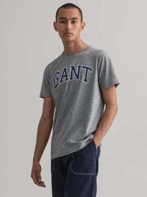 Zdjęcie produktu GANT męski T-shirt szary Regular Fit