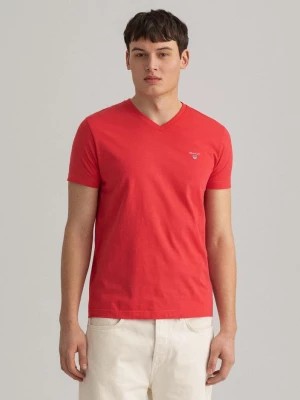 Zdjęcie produktu GANT męski T-shirt z dekoltem w kształcie litery V Original Slim Fit