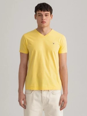 Zdjęcie produktu GANT męski T-shirt z dekoltem w kształcie litery V Original Slim Fit