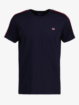 Zdjęcie produktu GANT Męski t-shirt z lamówką na ramionach