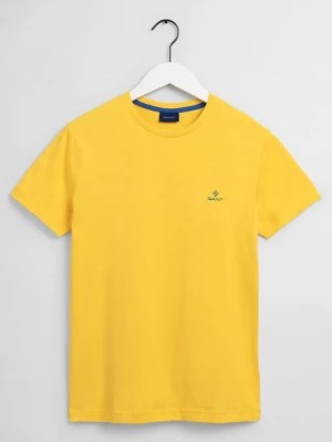 Zdjęcie produktu GANT męski T-shirt z logo w kontrastowym kolorze i krótkim rękawem