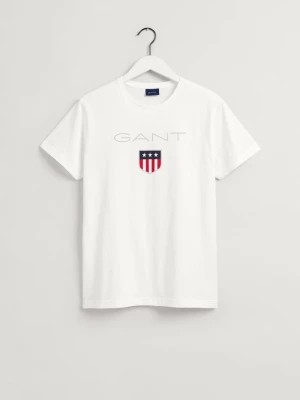 Zdjęcie produktu GANT Męski t-shirt z motywem tarczy z krótkim rękawem