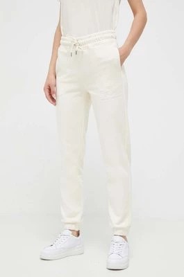 Zdjęcie produktu Gant spodnie dresowe kolor beżowy gładkie