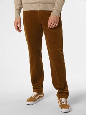 Zdjęcie produktu Gant Spodnie Mężczyźni Bawełna brązowy jednolity,
