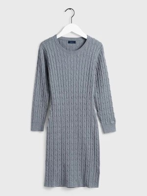 Zdjęcie produktu GANT sukienka damska bawełniana z elastycznej tkaniny dziana