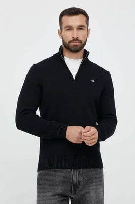 Zdjęcie produktu Gant sweter bawełniany kolor czarny