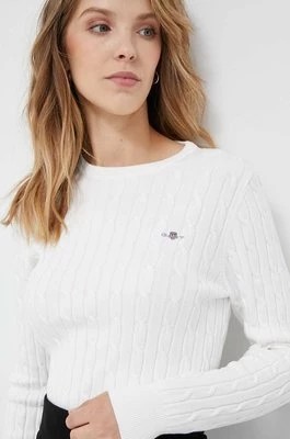Zdjęcie produktu Gant sweter damski kolor biały lekki