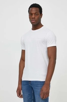 Zdjęcie produktu Gant t-shirt bawełniany męski kolor biały gładki
