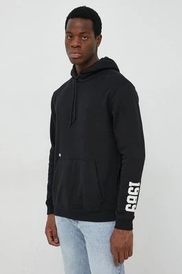 Zdjęcie produktu GAP bluza męska kolor czarny z kapturem z nadrukiem