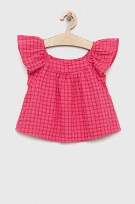 Zdjęcie produktu GAP bluzka dziecięca kolor różowy wzorzysta